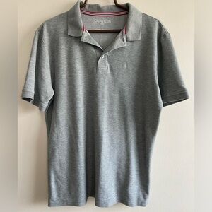 Calvin Klein Golf Newport polo shirt in light grey size L